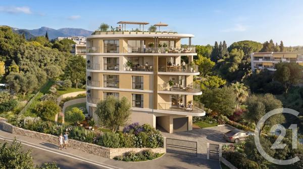 Appartement F3 à vendre  3 pièces - 60,35 m 2   ANTIBES  - 06