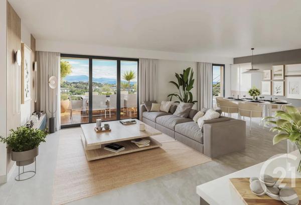 Appartement F3 à vendre  3 pièces - 60,35 m 2   ANTIBES  - 06