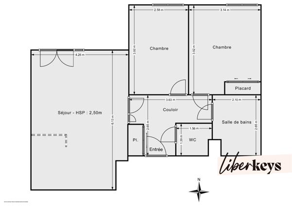 Appartement T3 de 61m² avec un jardin et terrasse - Garage en sous-sol - Au pied du métro A - Vaulx-en-Velin La Soie