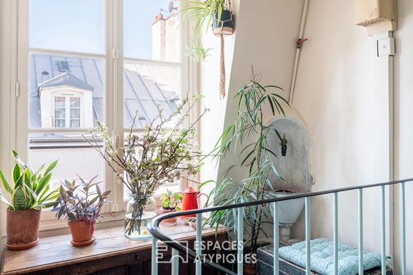 Duplex de charme sous les toits à Bastille