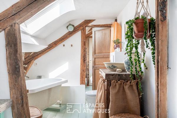 Duplex de charme sous les toits à Bastille