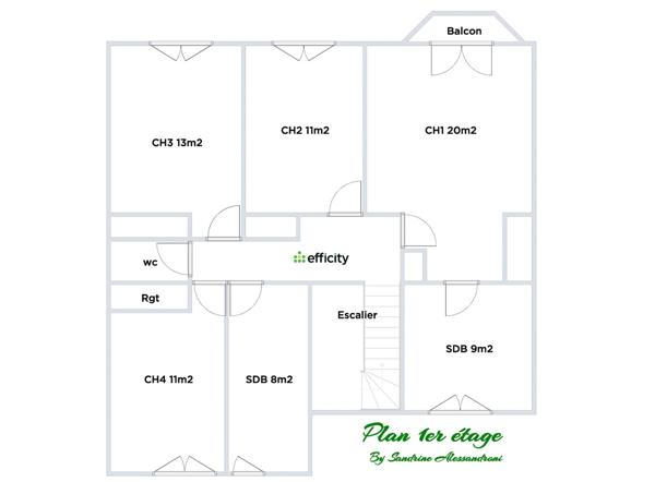 Maison 9 pièces - 200 m²