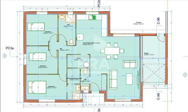 Maison individuelle neuve 5 pièces à vendre à Saint Antoine sur l'Isle 24700 montpon menesterol 33660 saint seurin sur l'ilse