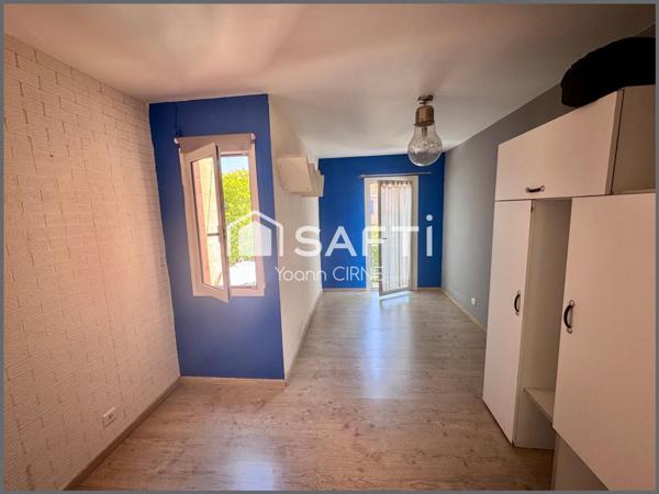 Maison de ville (90m2) avec extérieur (50m2,  garage à Marseille 13e