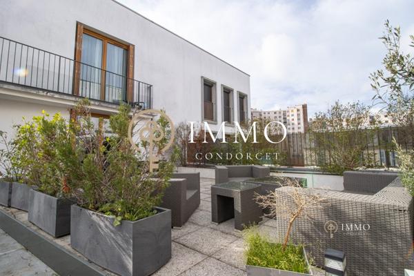 Apt 3 pièces coeur de ville avec terrasse de 75m2