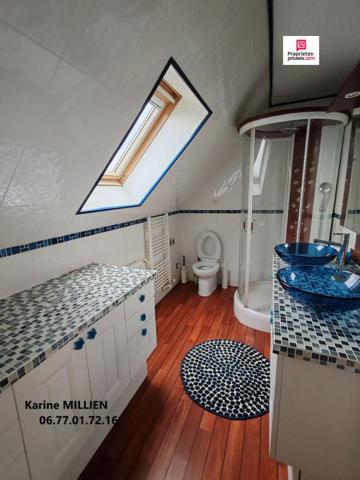 SAUSSAY 28260 Maison individuelle - 1 étage - 4 chambres - Double garage dont 1 partie aménagée en studio indépendant - Piscine hors sol - Terrain - 350 000  HAI