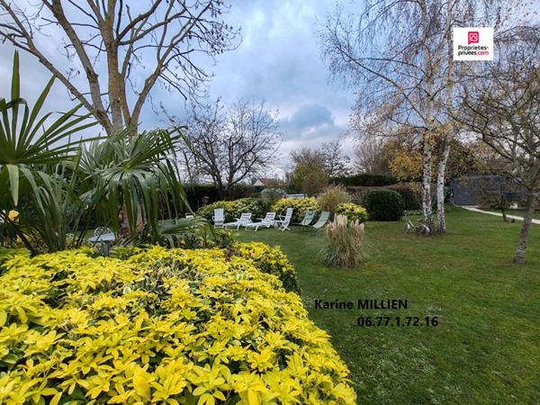 SAUSSAY 28260 Maison individuelle - 1 étage - 4 chambres - Double garage dont 1 partie aménagée en studio indépendant - Piscine hors sol - Terrain - 350 000  HAI