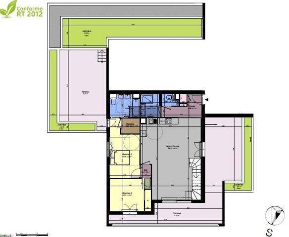 Appartement à vendre 4 pièces 105 m² Châteauneuf-Grasse
