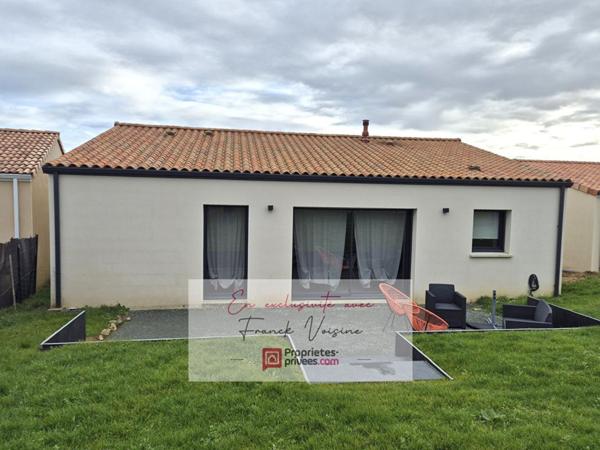 A VENDRE en Exclusivité au Boupère, Maison de 90 m2 env avec 3 chambres sur une parcelle de 445 m2 env