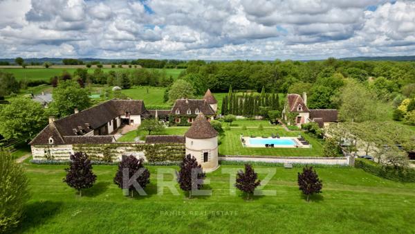 Propriété d'exception avec 7ha de jardin classé