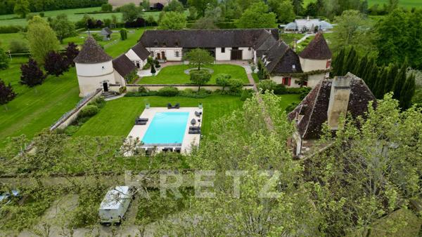 Propriété d'exception avec 7ha de jardin classé