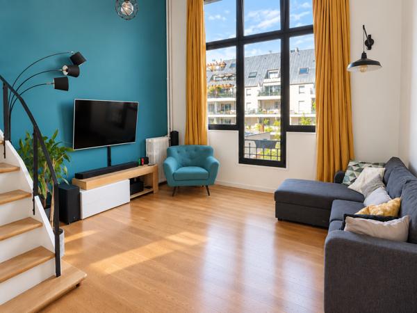 Magnifique duplex 3 pièces esprit atelier