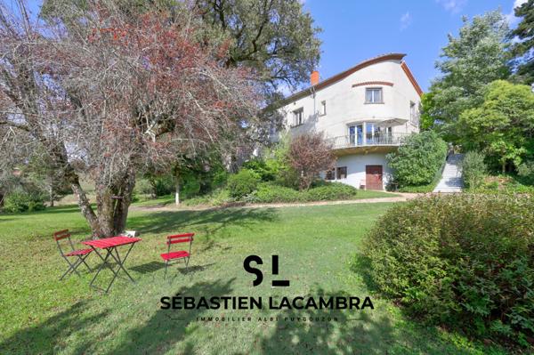 Réalmont (81120) Maison de maître 10 pièces + dépendances + parc paysagé de plus d’1 hectare | Réalmont | Vue dominante & tranq