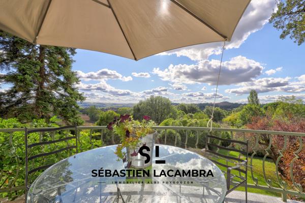 Réalmont (81120) Maison de maître 10 pièces + dépendances + parc paysagé de plus d’1 hectare | Réalmont | Vue dominante & tranq