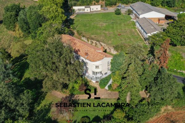 Réalmont (81120) Maison de maître 10 pièces + dépendances + parc paysagé de plus d’1 hectare | Réalmont | Vue dominante & tranq