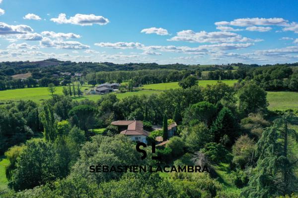 Réalmont (81120) Maison de maître 10 pièces + dépendances + parc paysagé de plus d’1 hectare | Réalmont | Vue dominante & tranq