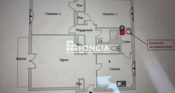 À vendre Appartement 3 pièces 56 m² - Lyon 69005