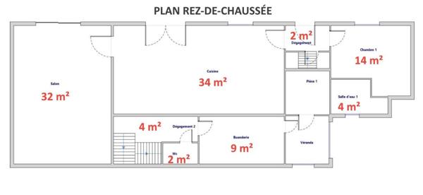 Maison 9 pièces de 226 m² à Neuville-de-Poitou (86170)
