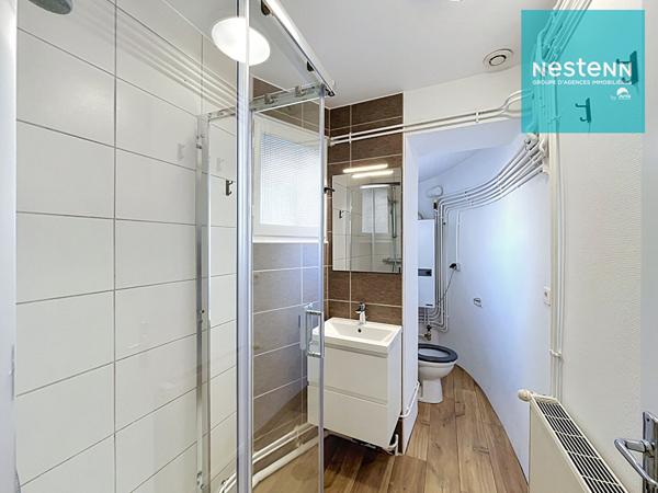 Appartement T2 - centre-ville - rénové - cuisine équipée (réfrigérateur-congélateur, lave vaisselle, four, plaque de cuisson)