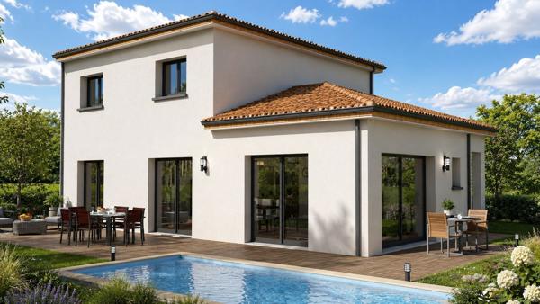 Terrain + Maison à vendre 5 pièces - 130 m²