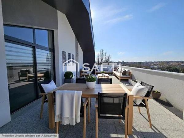 Appartement de standing avec terrasse panoramique