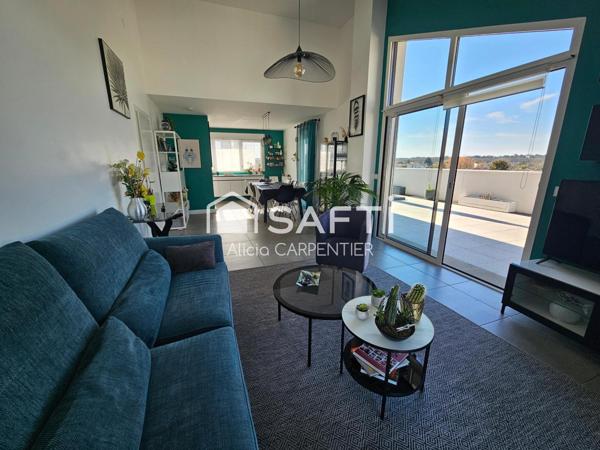 Appartement de standing avec terrasse panoramique