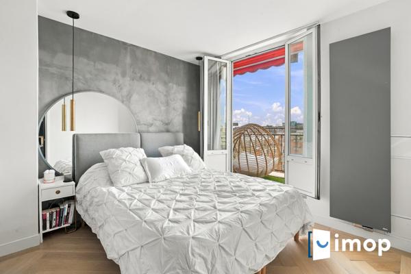 superbe 2 pièces de 46m² au 8ème étage avec ascenseur et balcon