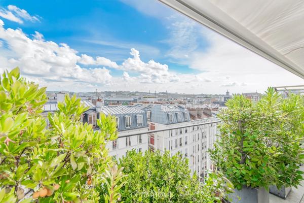 EXCLUSIVITÉ – APPARTEMENT  DERNIER ÉTAGE | TERRASSE DE 38 m² | VUE SUR LES TOITS DE PARIS