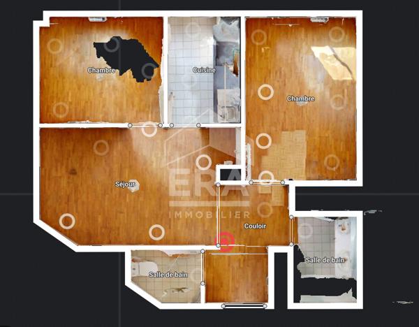 Appartement Paris 2 pièces de 49 m2 avec travaux