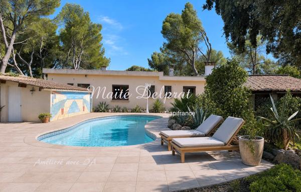BÉDARRIDES – Maison à vendre 135 m² - piscine - 2 500 m² de terrain – 2 logements