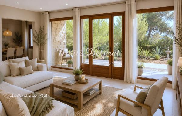 BÉDARRIDES – Maison à vendre 135 m² - piscine - 2 500 m² de terrain – 2 logements