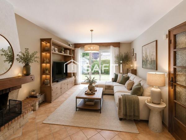 Maison de 105 m2 au sol avec jardin 376 m2 dans le quartier du VILLAGE ANGLAIS