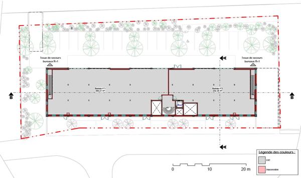 Bureaux neufs à vendre ou à louer - Ensemble immobilier divisible à Mèze sur axe stratégique RD613