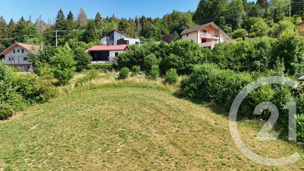 Terrain à vendre  702 m 2   MONTPERREUX  - 25