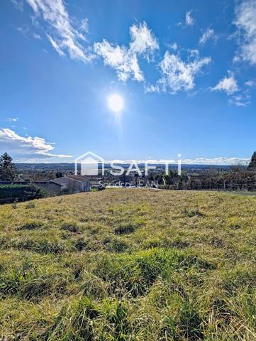 Terrain avec un très beau panorama sur Albi