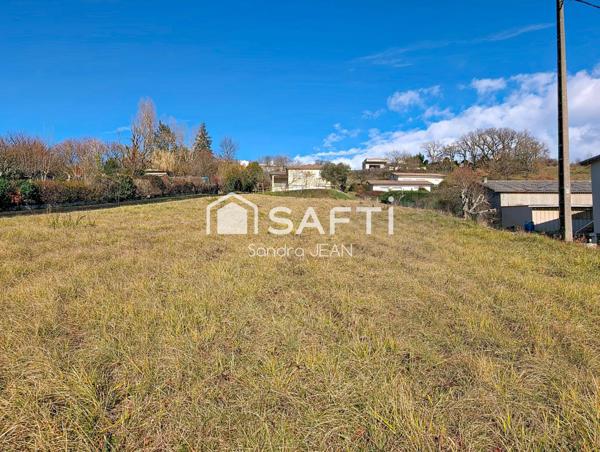 Terrain avec un très beau panorama sur Albi