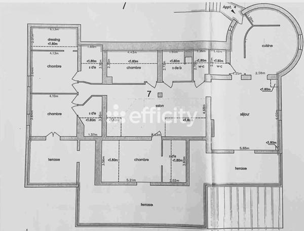 Appartement 7 pièces - 200 m² Bien prestige