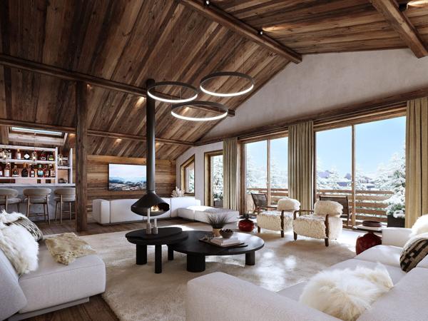 Vente Chalet de luxe Megève 7 Pièces 300 m²