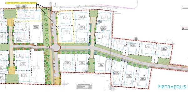 TERRAIN LIBRE CONSTRUCTEUR de 661m2 - SAINT GEORGES DE RENEINS
