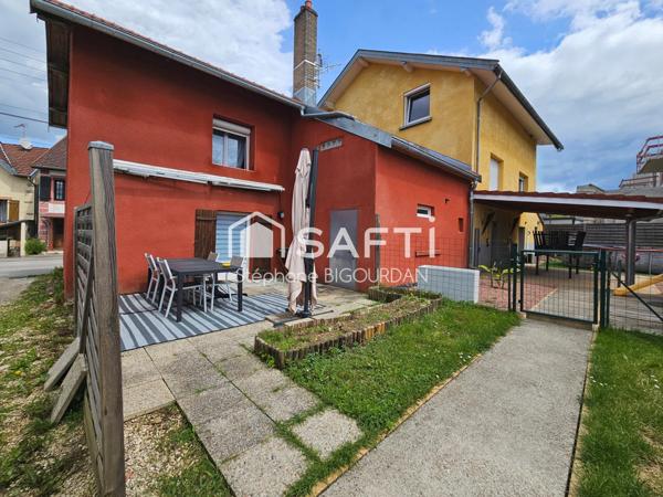 2 Maisons accollées, louées, 243m², Voujeaucourt