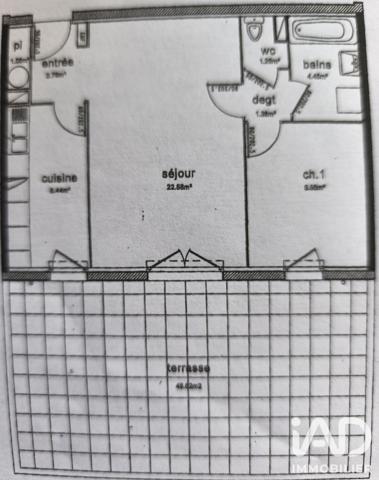 Appartement à vendre 2 pièces 52,25 m² Montivilliers