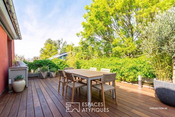 Maison individuelle à réinventer avec garage, terrasse et sous-sol total