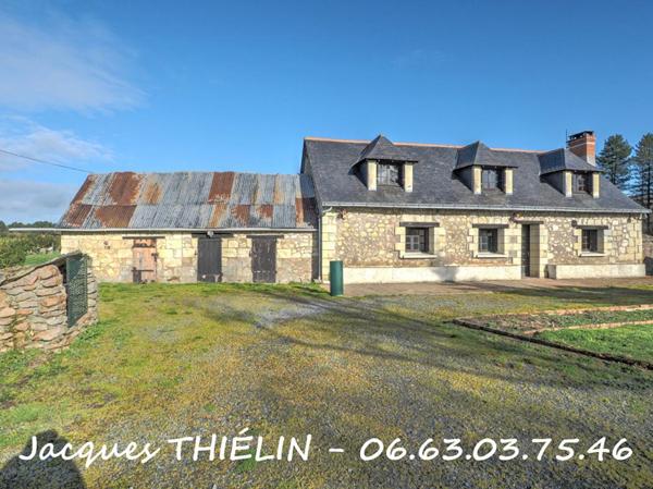 Maison en pierre à rénover au calme absolu