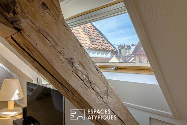 Duplex sous les toits en hypercentre