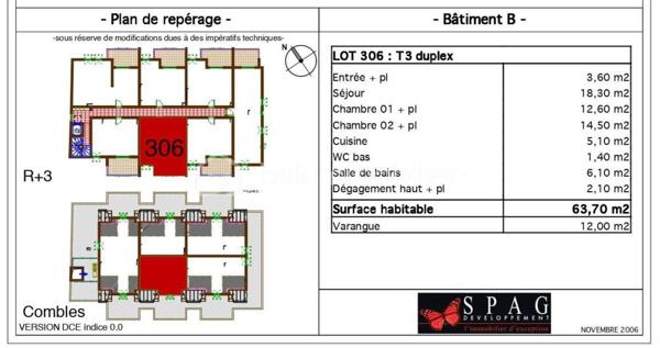 Duplex de 63,70 m²