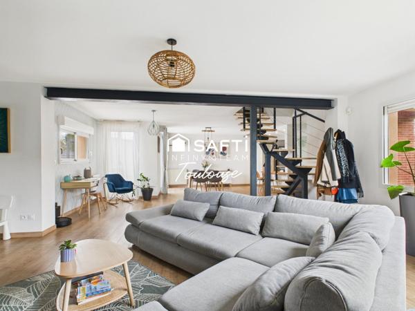 Magnifique familiale au calme: 4 chambres, piscine et garage