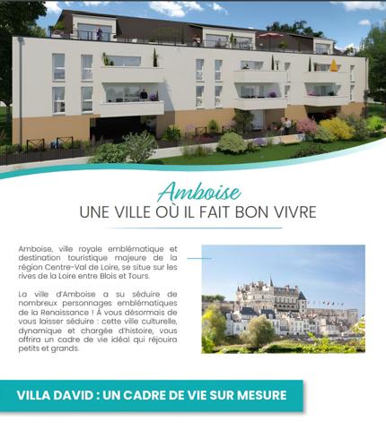 Programme neuf sur Amboise reste 8 appartement 3 pièces sur 16