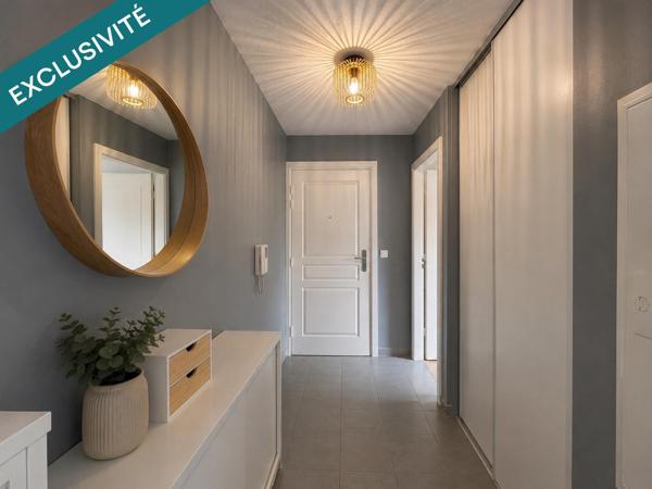 4 pièces lumineux, beau balcon et garage sécurisé
