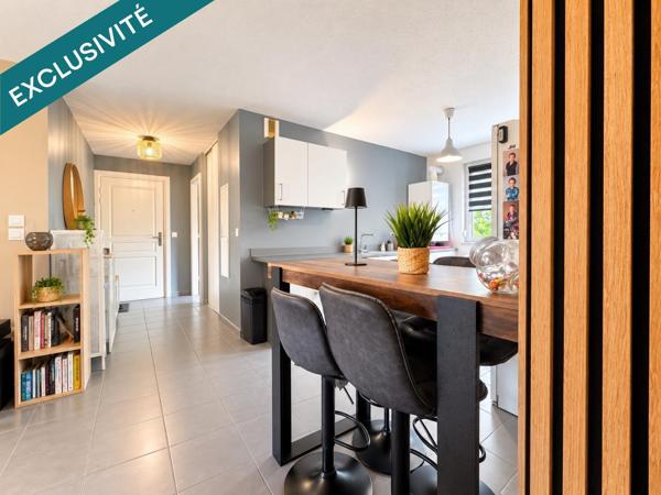 4 pièces lumineux, beau balcon et garage sécurisé