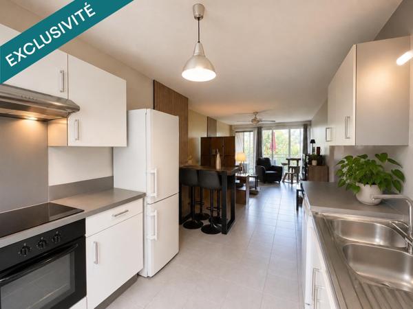 4 pièces lumineux, beau balcon et garage sécurisé